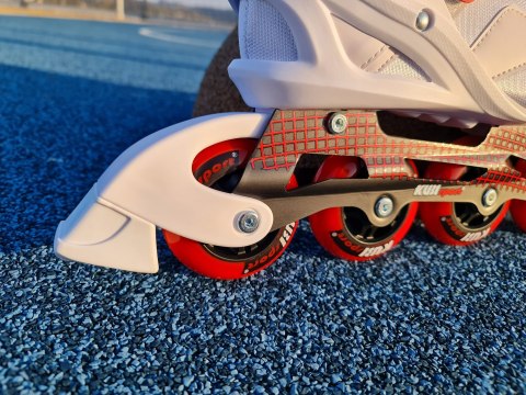 Białe Rolki Rekreacyjne – Kauczukowe Kółka roz. 37