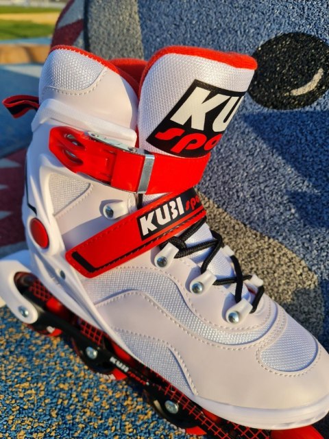 Białe Rolki Rekreacyjne – Kauczukowe Kółka roz. 41