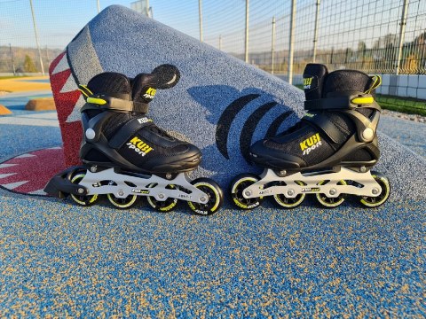 Czarne Rolki Rekreacyjne – Kauczukowe Kółka roz. 39