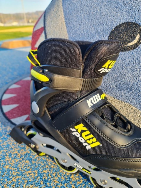 Czarne Rolki Rekreacyjne – Kauczukowe Kółka roz. 42