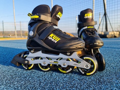 Czarne Rolki Rekreacyjne – Kauczukowe Kółka roz. 43