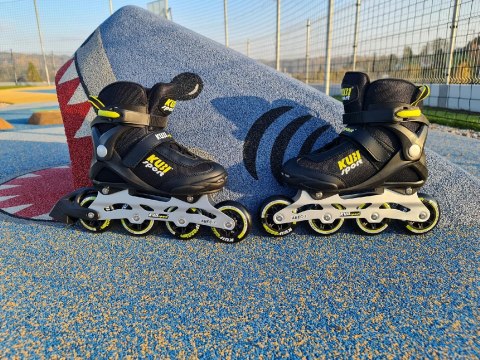 Czarne Rolki Rekreacyjne – Kauczukowe Kółka roz. 46