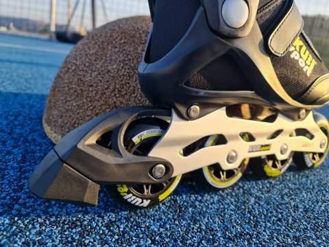 Czarne Rolki Rekreacyjne – Kauczukowe Kółka roz. 46